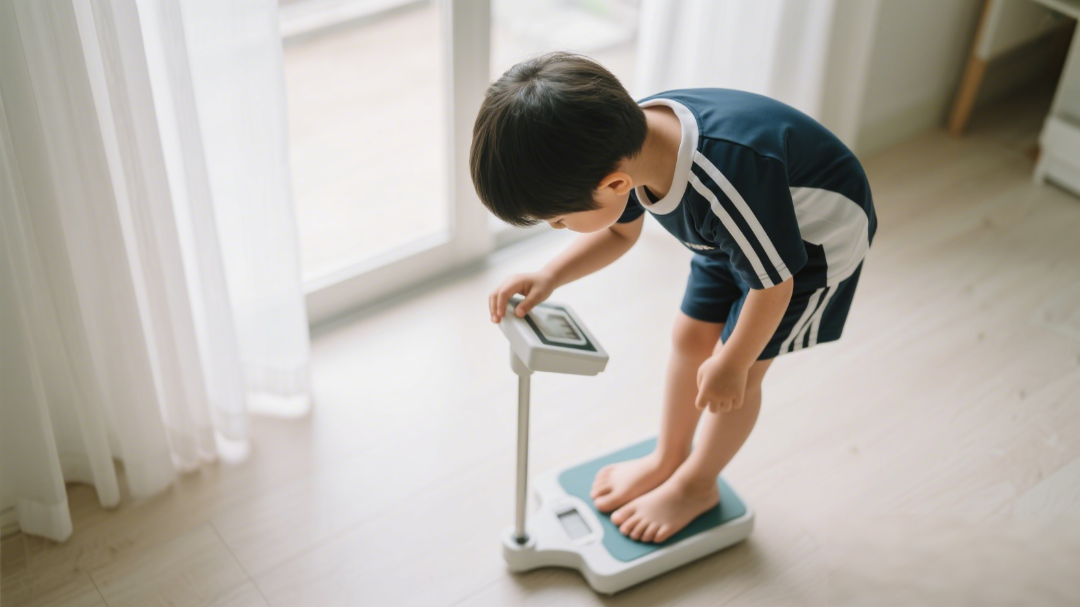 jimeng-2026-01-29-6401-亚洲儿童自己在体重秤上称体重(1).png
